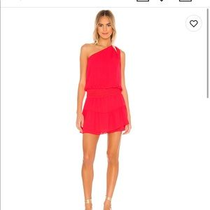 Revolve Krissa bestseller dress one shoulder pink